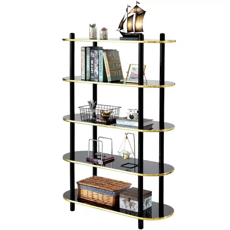5-Tier Open Bookshelf – Contemporary Classic Style, 59
