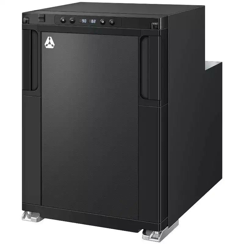 45L RV Refrigerator,APP Control,Refrigeration range (-4-46),3 levels((H/M/L)) of battery protection, mini fridge for camping, picnics, road trips