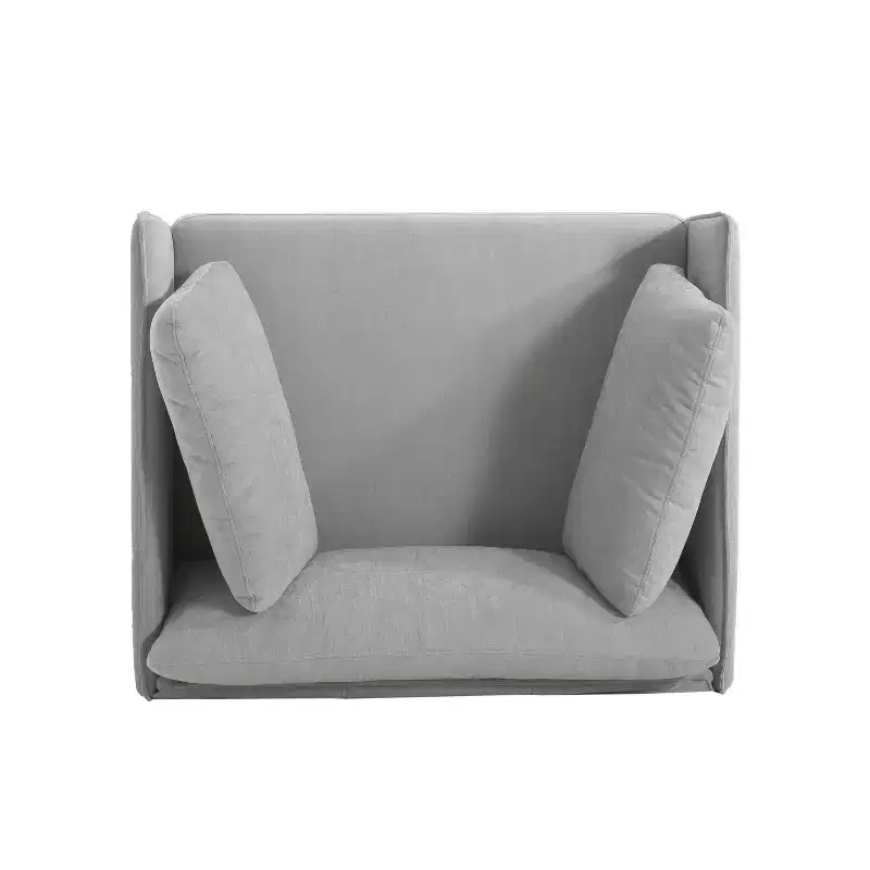 Polyester & Solid Wood Lounge Chair 31.1''H x 32.28''W x 39.17''D