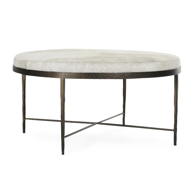 Leather Hide Coffee Table