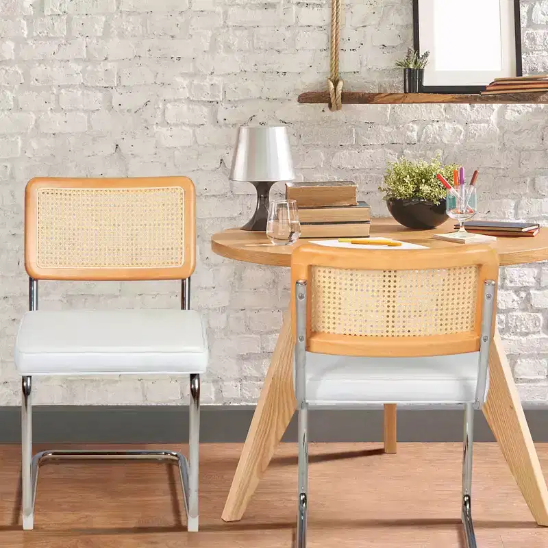UPTIOT Velvet Upholstered Side Chair (Set of 2)