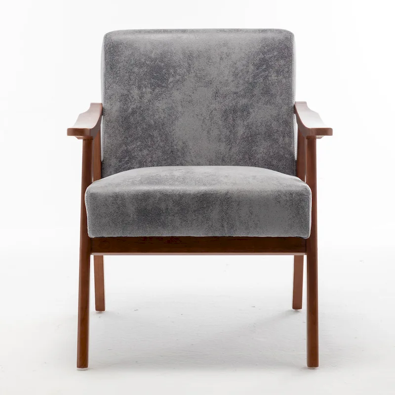 Solid Wood Frame Accent Chair