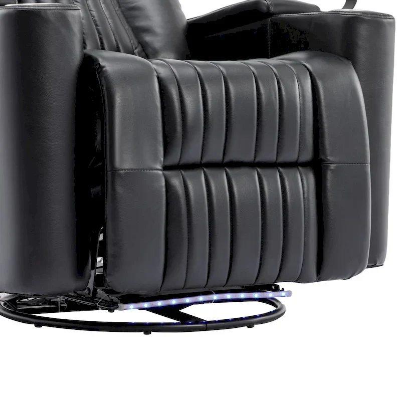 Multifunctional 270 Swivel Home Theater Power Recliner
