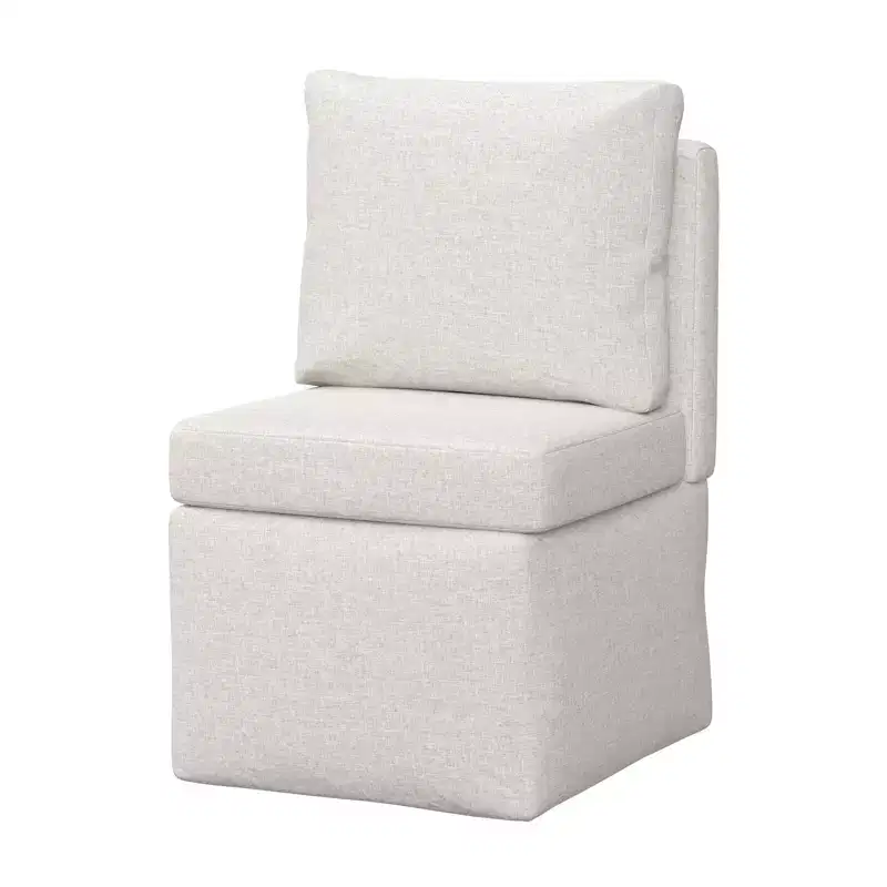 GDFStudio Irena Modern Corduroy Upholstered Storage Accent Chair with Thick Cushions