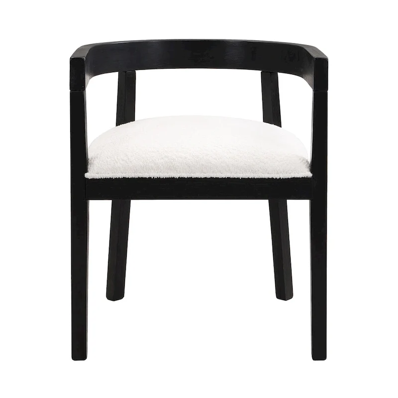 Ladieu Fabric and Wood Tub Dining Chairs Set of 2by Christopher Knight Home