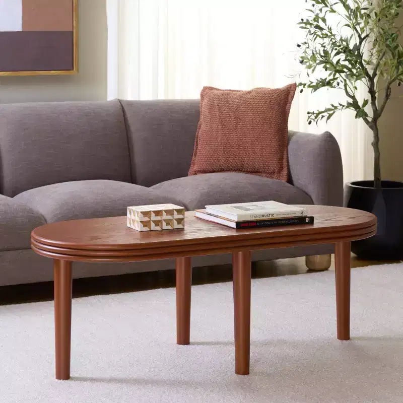 Chatun Coffee Table - COF2320A - Brown - Safavieh