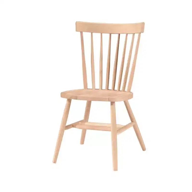 Copenhagen Chair Unfinished - Solid Wood, Parawood, Armless