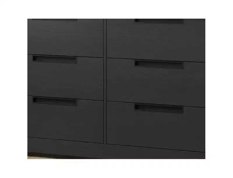 7 Drawer Dresser for Bedroom, 46.8W Wooden Chest of Drawers with Embedded Handles, Clothes Storage Organizer, Dresser TV Stand for Hallway