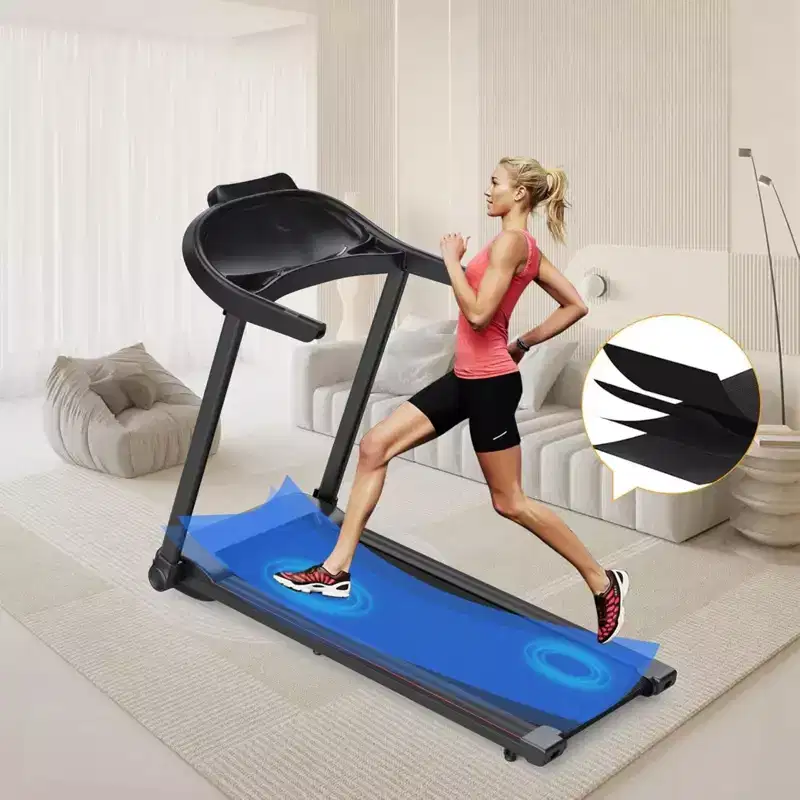 NAYSAYE Treadmill with Adjustable Incline and Wider Running Belt for Home or Gym Use, Black, 16.6*6*42.3