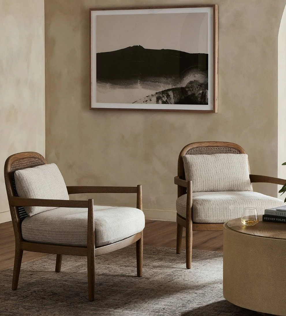 Chair - Overall Dimensions: 29 W x 29 D x 31.75 H | Seat Height: 18 | Seat Depth: 19 | Arm Height from Floor: 22.75The Chair is where
