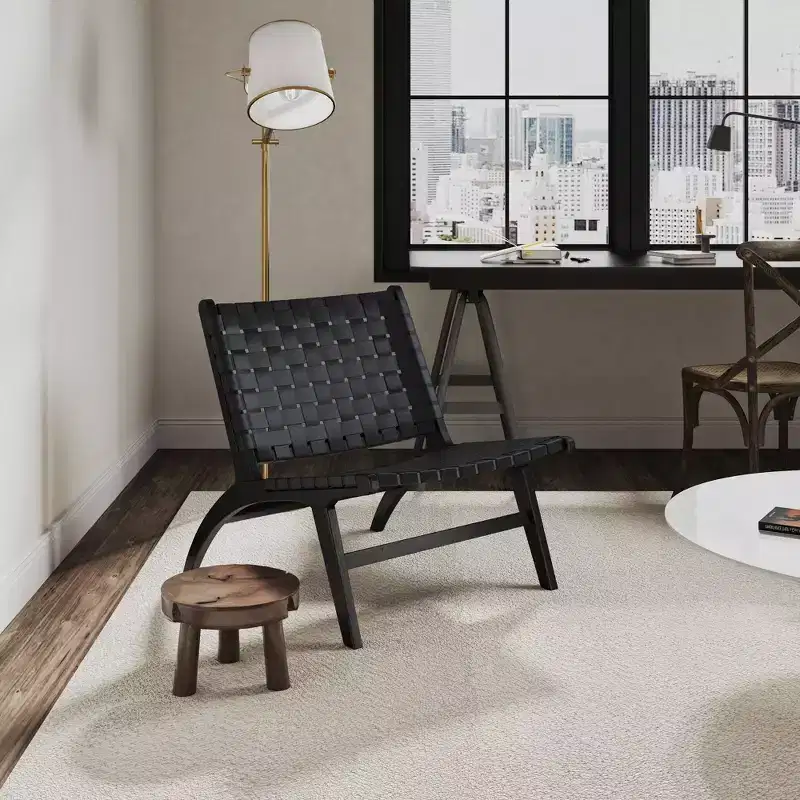 Set of 2 Maintenon Leatherette Accent Chairs - Manhattan Comfort
