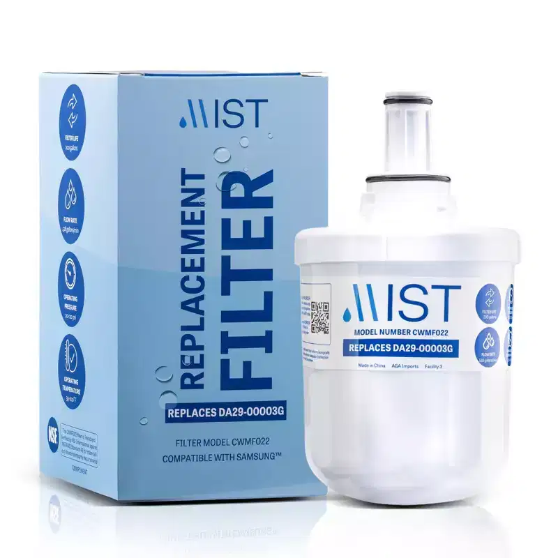 Mist Aqua-Pure Plus Replacement for Samsung DA29-00003G, DA29-00003F, DA29-00003B, DA29-00003A Refrigerator Water Filter