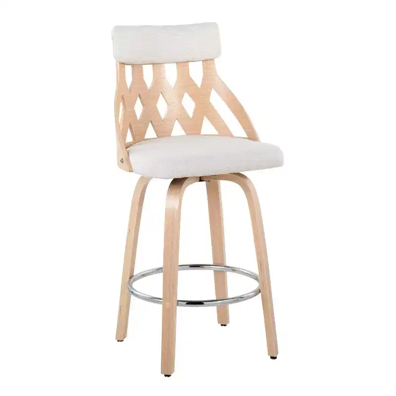 York Upholstered Counter Height Barstool - LumiSource