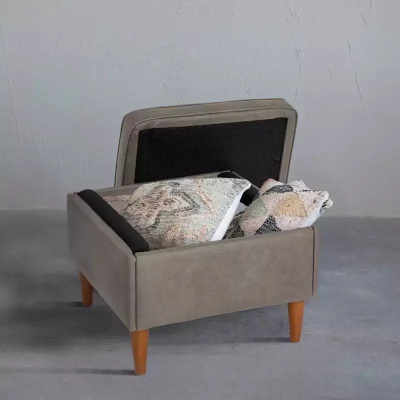 Storied Home Atley Storage Ottoman