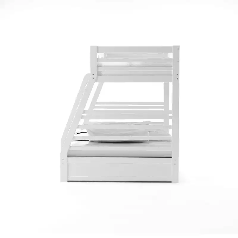 Twin Over Full Kids' Emma Bunk Bed White - ioHOMES