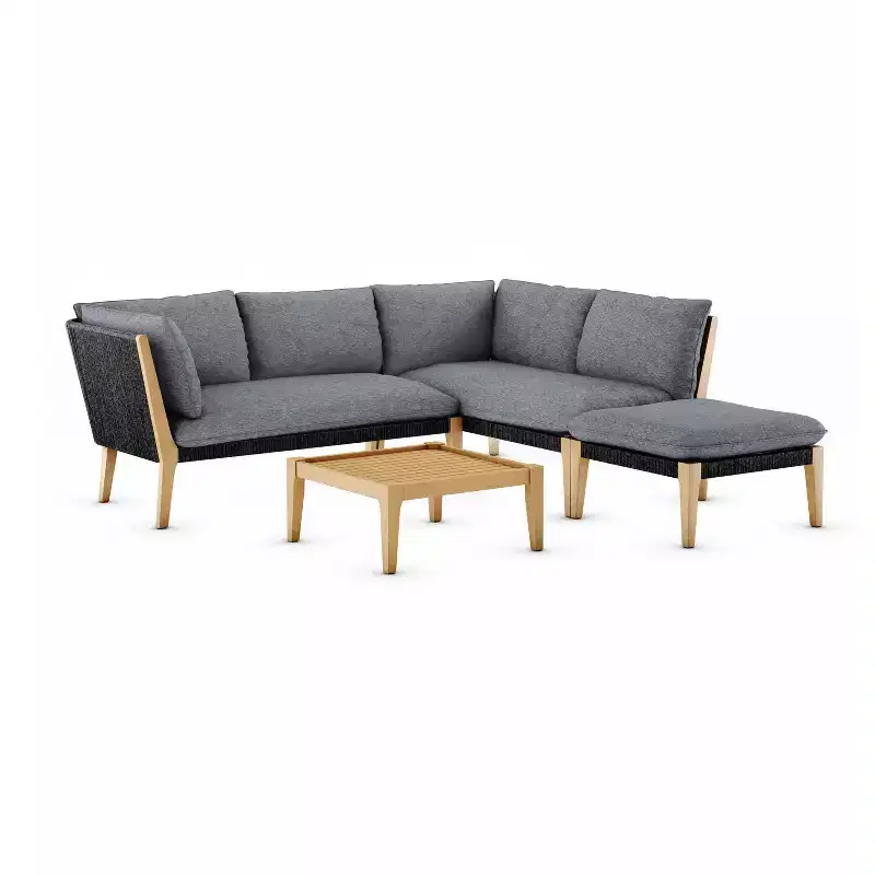 Amazonia 4pc Malibu Outdoor Patio Conversation Set