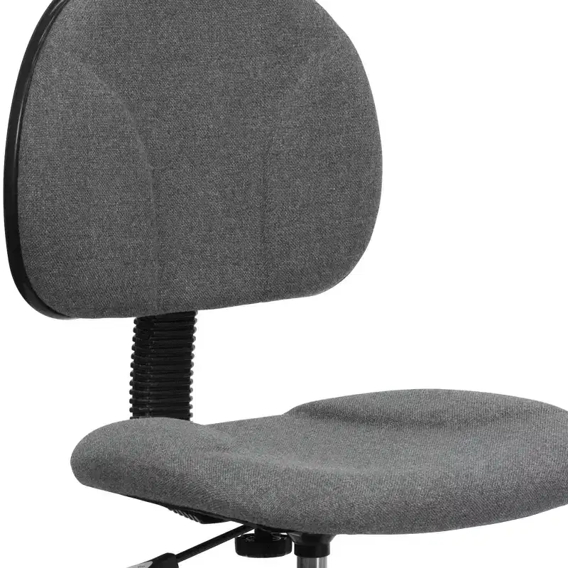 Adjustable Drafting Chair – Two Cylinder Heights, Mid-Back, Upholstered, 250 lb Capacity