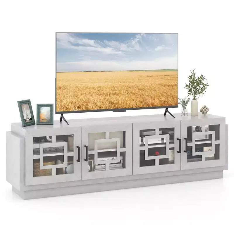 Farmhouse TV Stand for TVs up to 75