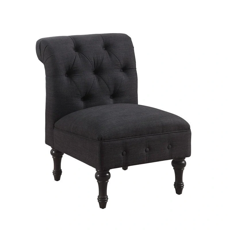 Rosevera LaGuardia Slipper Chair, Chesterfield, Armlesschair