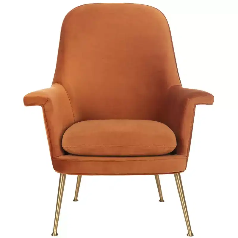 Aimee Velvet Arm Chair - SFV4701 - Safavieh Couture