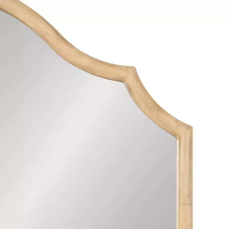 Kate & Laurel All Things Decor 32x28 Leanna Wood Arched Mirror