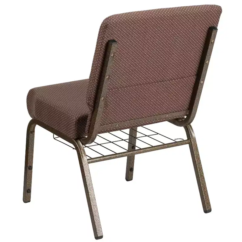 Flash Furniture HERCULES Series 21''W Church Chair with Book Rack