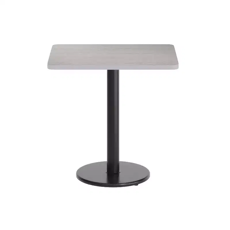 Flash Furniture 24'' x 30'' Rectangular Laminate Table Top with 18'' Round Table Height Base