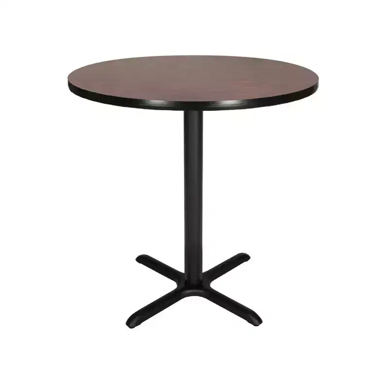 36 Round Composite Core Counter Height Dining Table - Hampden Furnishings: Kitchen Table, Steel Base