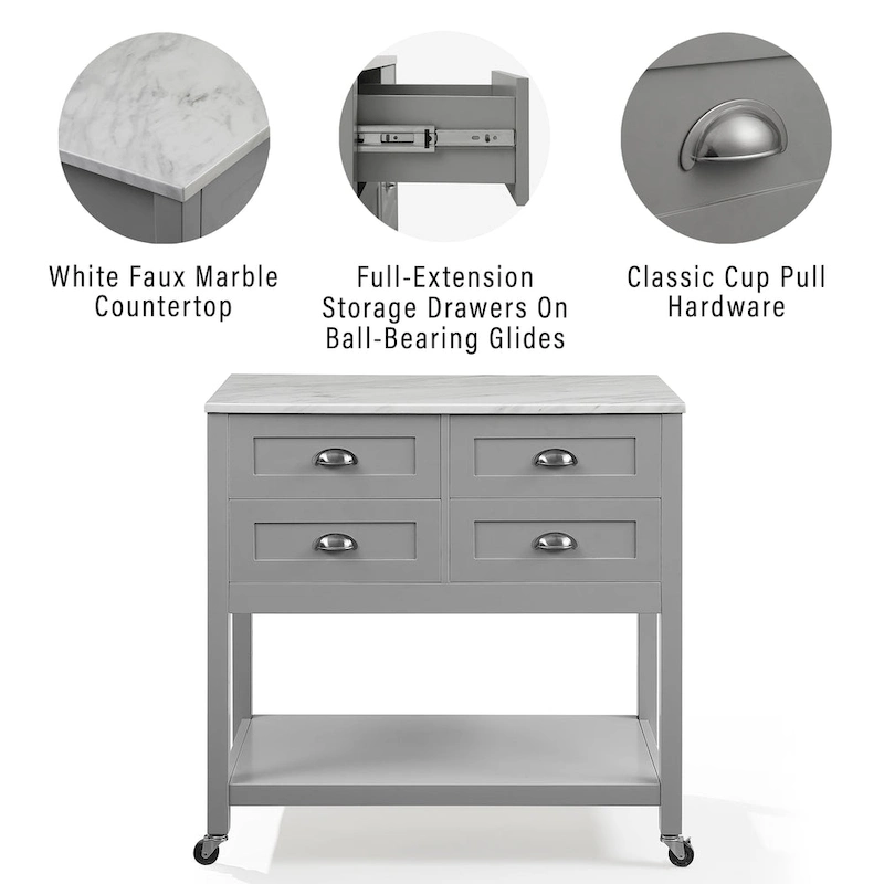 Crosley Connell Kitchen Island/Cart