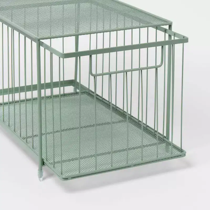Large Stackable Steel Slide Out Drawer