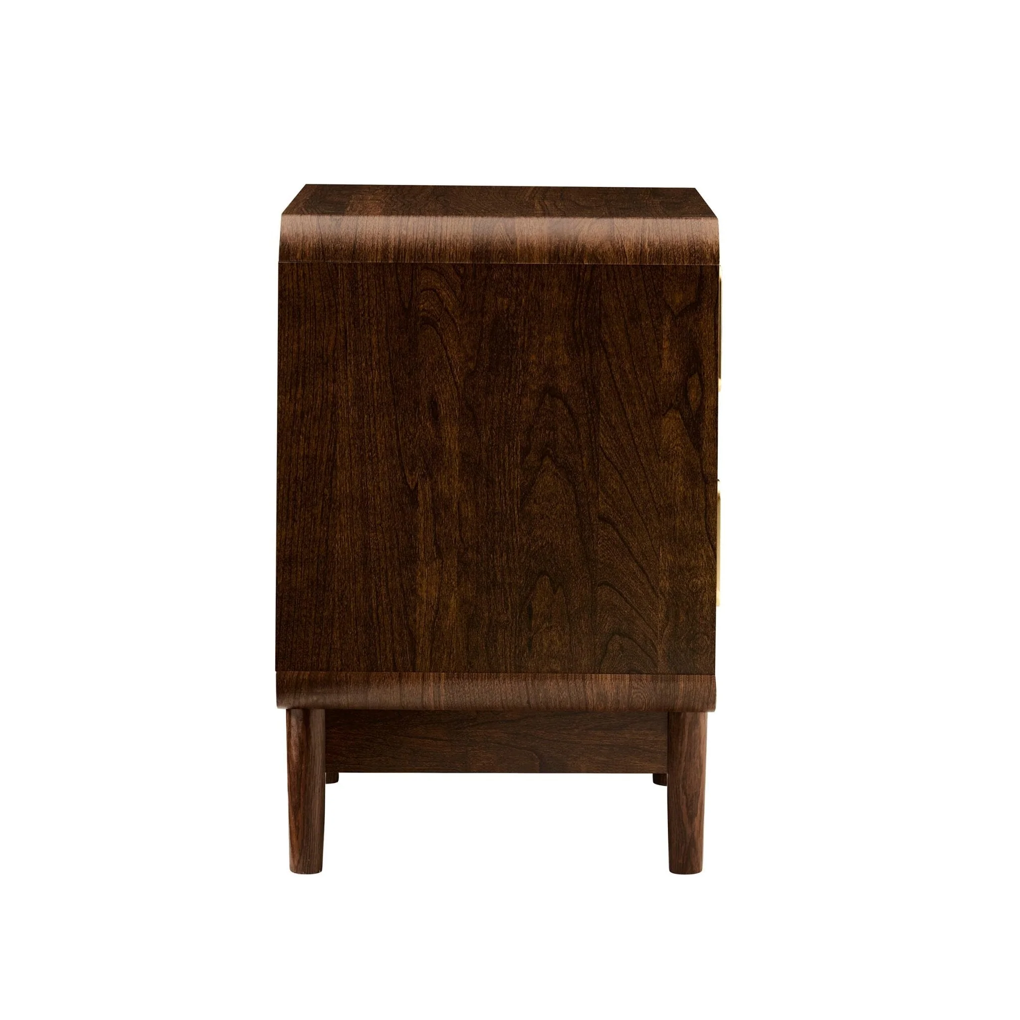 2 Drawer Bedside Table - Walnut