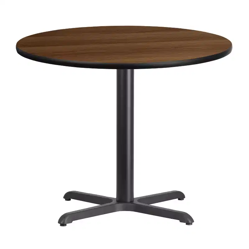 Flash Furniture 36'' Round Laminate Table Top with 30'' x 30'' Table Height Base