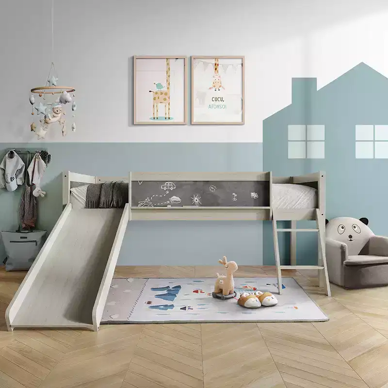ChaletPosh Twin Size Wooden Loft Bed