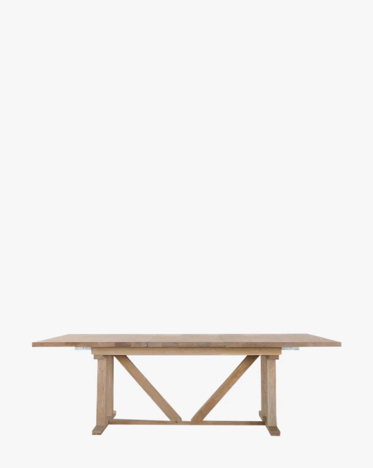 Classic Solid Oak Extension Dining Table with Sturdy Construction for Dining Room