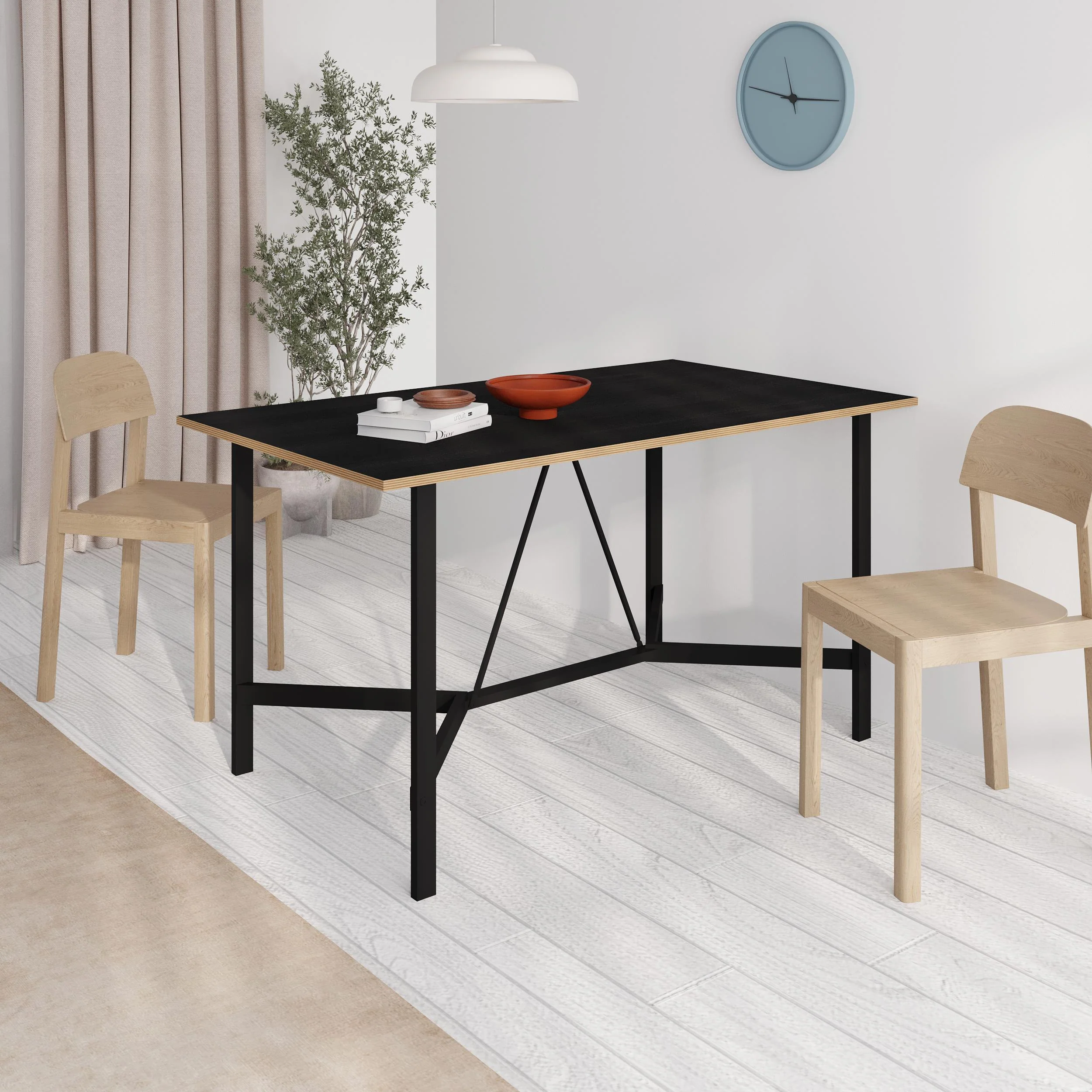 Dalma 140cm Dining Table – Sapphire Oak