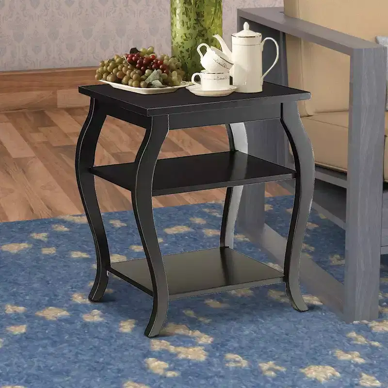 Classic Upholstered End Table