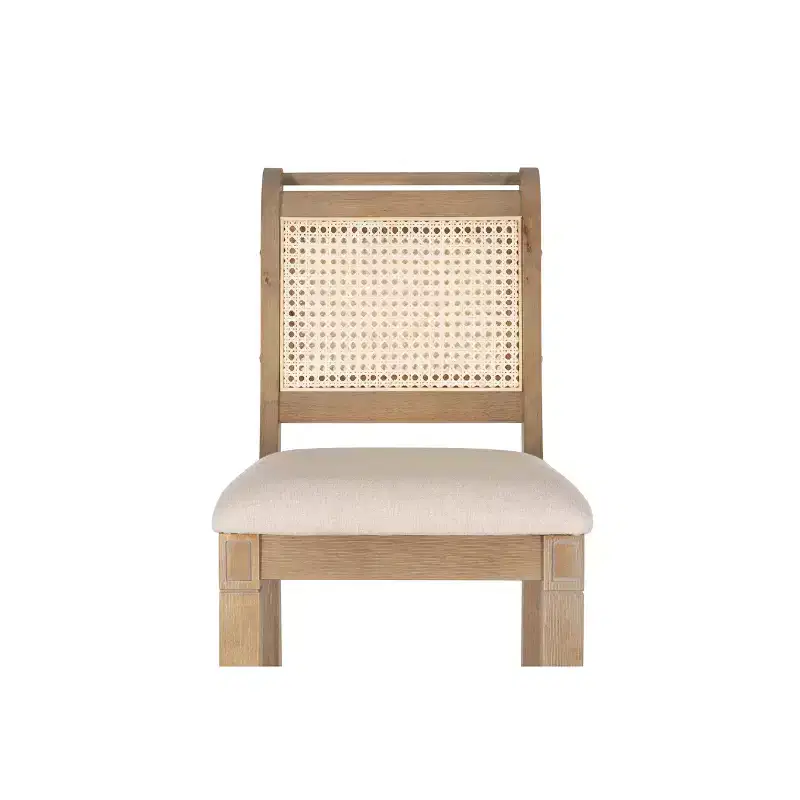 Linon Emmy Cane Counter Height Barstool Natural