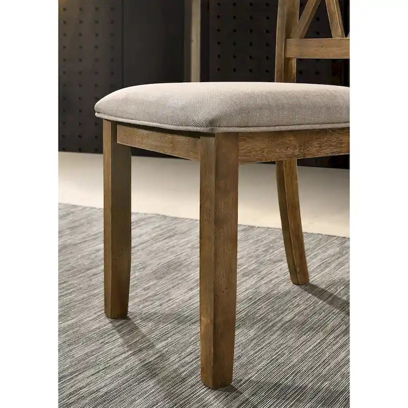 Fabric Upholstered Dining Chair Set of 2