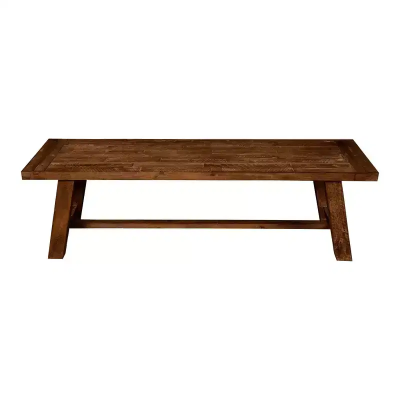 Acacia Wood Dining Bench, Medium Brown, 60