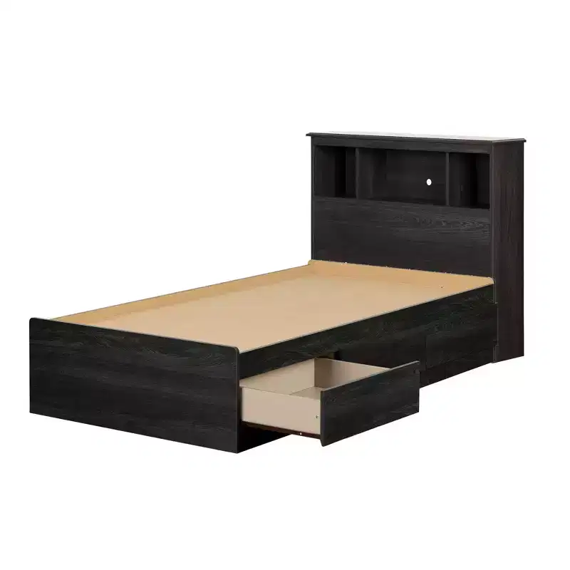 South Shore Twin Bed and Headboard Set
