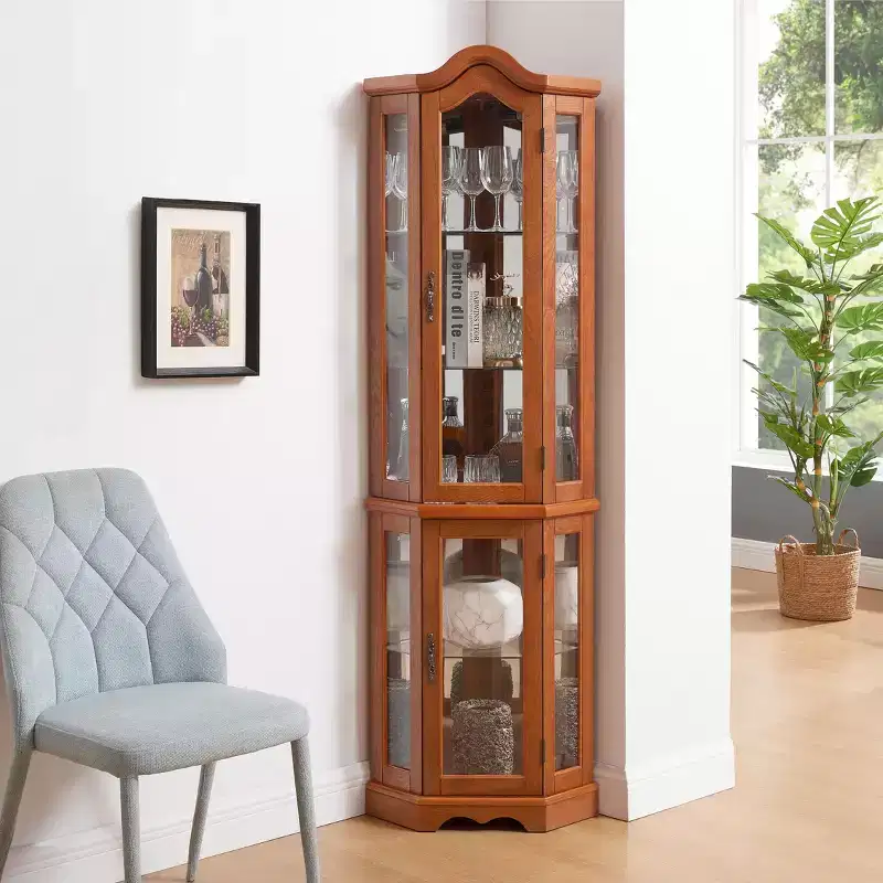Bathroom Floor Cabinet Waterproof 1 Door 1 Shelf Space-Saving