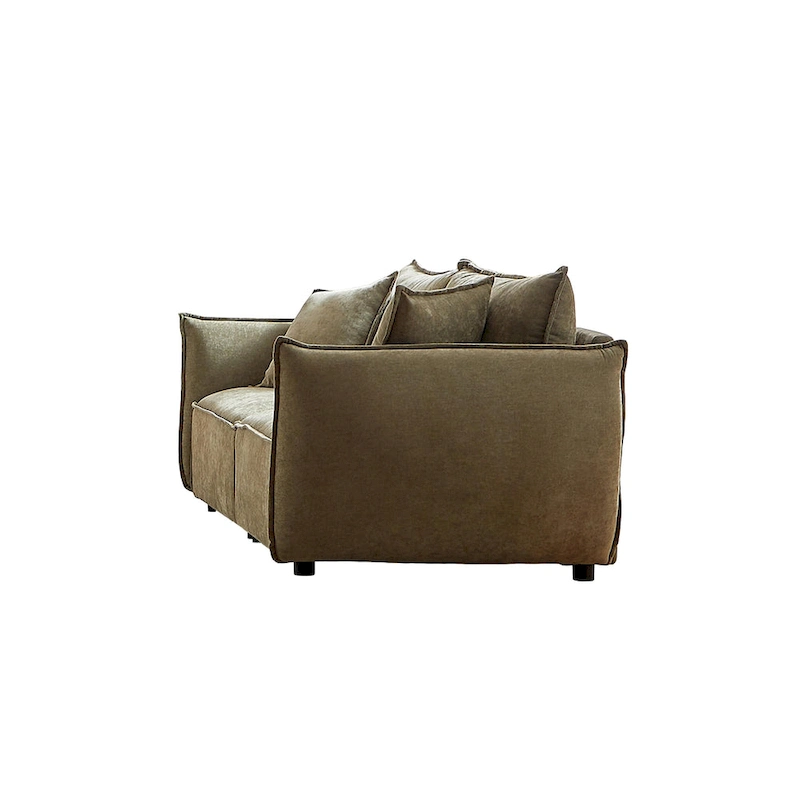 44 Upholstered Arm Chair with Pillows