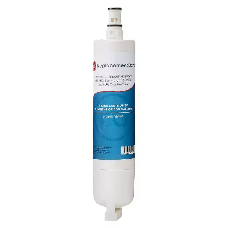 ReplacementBrand RB-W1 Refrigerator Water Filter: Charcoal & Plastic, White, 30-Day Warranty, Fridge Accessory