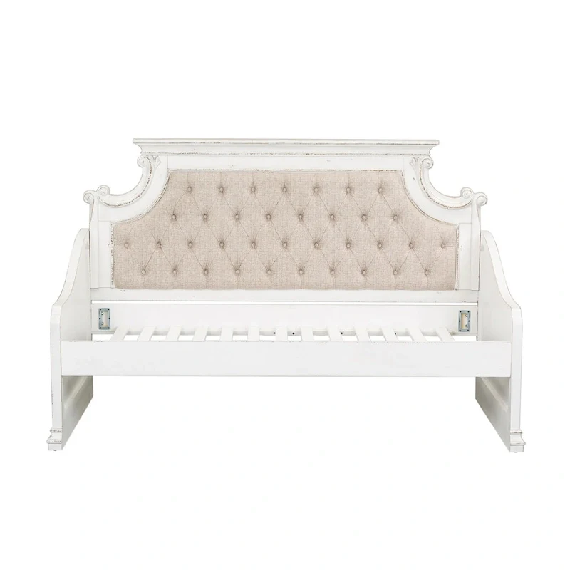 Antique White Twin Daybed without Trundle