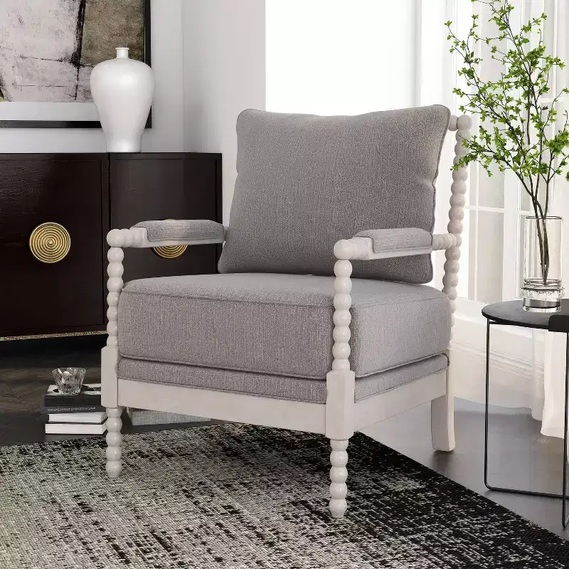 Weslake Villa Farmhouse Accent Armchair - HOMES: Inside + Out