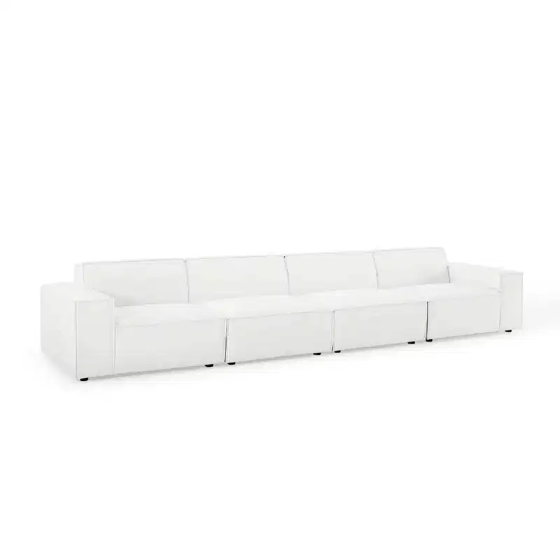4-Piece Sectional Sofa Set with Ottoman