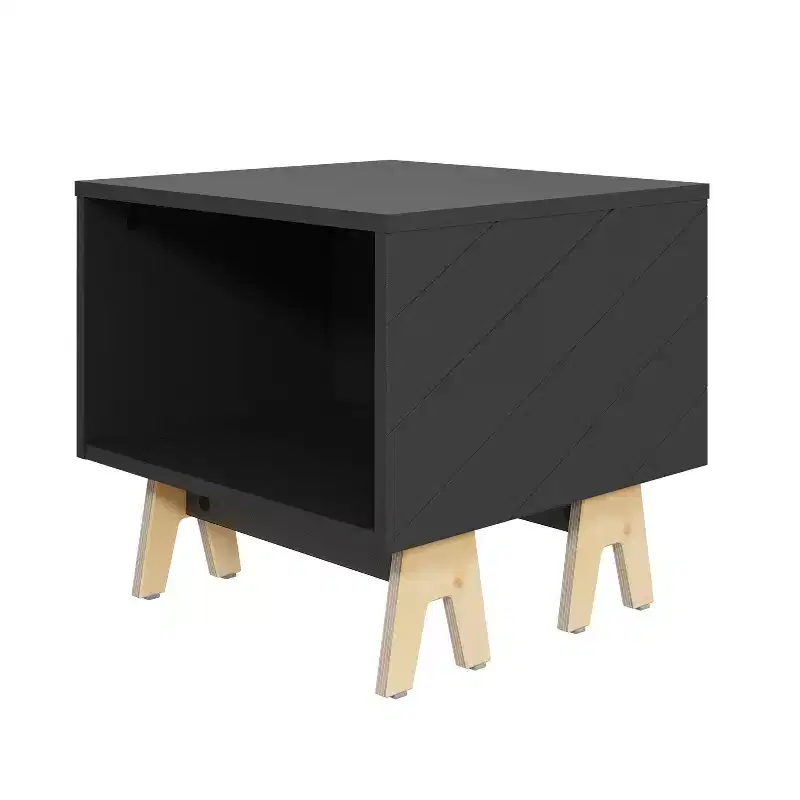 Nexera Runway Side Table Gray