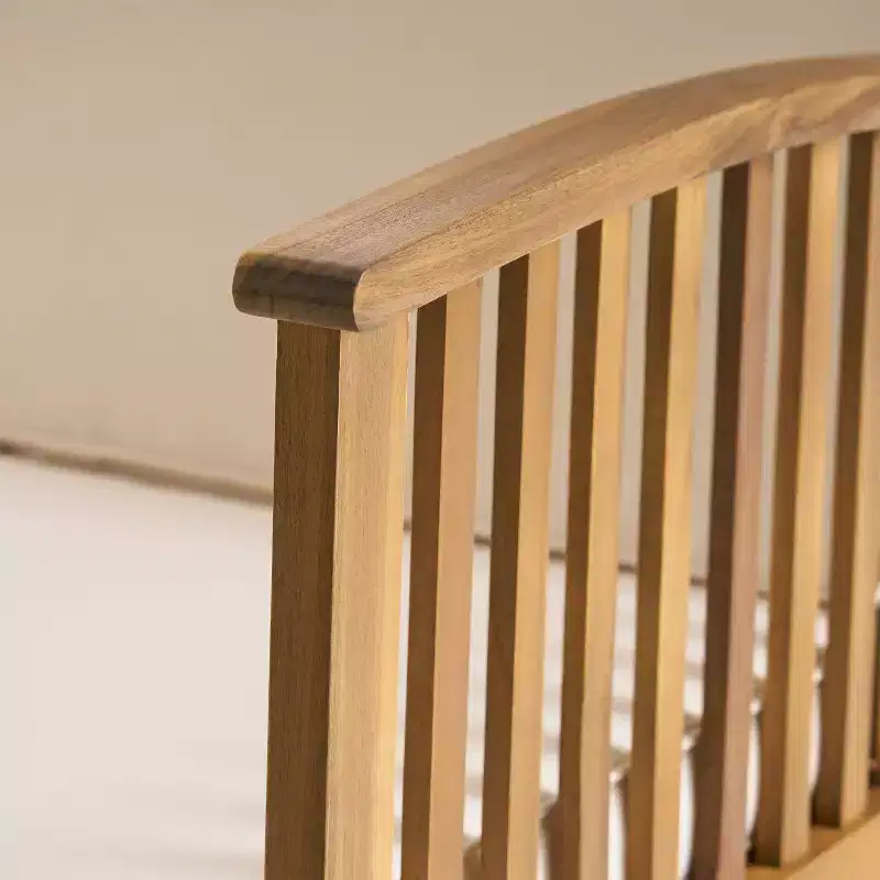 Casa 4pk Acacia Club Chairs - Brown/Cream - Christopher Knight Home