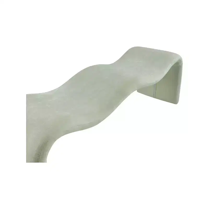 Meridian Furniture,Willow Chenille Fabric Bench
