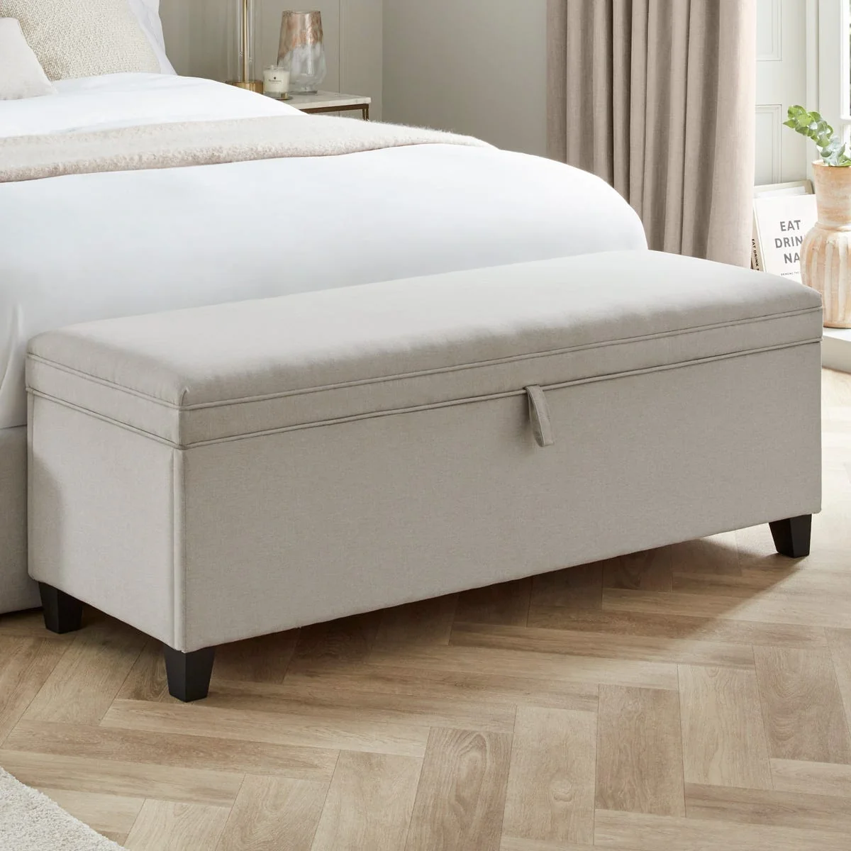 Storage Ottoman - Natural
